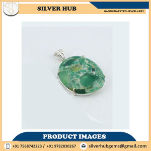 Bijoux uniques faits à la main en argent sterling 925 Amazonite naturelle avec pendentif serti de pierres précieuses à vendre au meilleur prix - Product Image 5