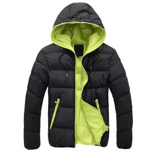 Veste matelassée à capuche pour homme sur mesure OEM, veste d'extérieur imperméable réversible épaisse et isolée pour l'hiver - Product Image 5