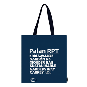 Borsa a Tracolla Promozionale Palan in RPET, Portaoggetti Sostenibile - Product Image 3