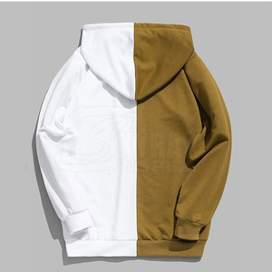 Otoño/Invierno Sudadera con capucha para hombre 350Gsm Terciopelo Venta caliente Color sólido Personalizable Impreso Top Suelto Grueso Edición Liso teñido - Product Image 3