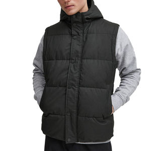 Chaleco Acolchado para Hombre, Chaleco de Invierno para Exteriores, Transpirable, Ligero, Impermeable, Reversible, Chaqueta, Gabardina - Product Image 2