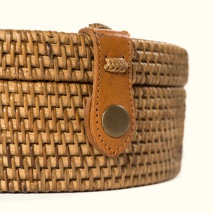 Caja de Joyería de Ratán con Cerradura, Caja de Almacenamiento Hecha a Mano, Ecológica, Natural, Decoración para el Hogar, Venta al por Mayor desde Vietnam - Product Image 3