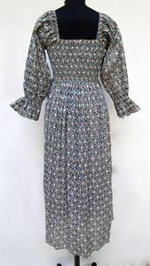 Luxury High Quality <b>Linen</b> Artistic Embroidery Ancient Ukrainian Traditional <b>Dress</b> Stunning Beautiful Boho Style Long Maxi <b>Dress</b> - Product Image 4