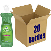Liquide vaisselle Palmolive Original 12,6 fl oz (0,4 quart) - Sans phosphate, pH équilibré, longue durée - Vert - 20 / Carton
