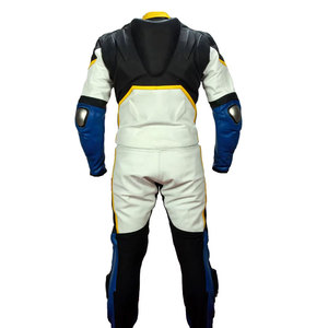 Combinaison de moto en cuir respirante, anti-chute, résistante à l'usure, imperméable, coupe-vent, unisexe, pour la course - Product Image 5