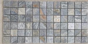 Carreaux de mosaïque en ardoise de Quartzite verte Zeera naturelle pierre classique durable résistante aux acides pour salle de bain mur sol surface divisée - Product Image 6