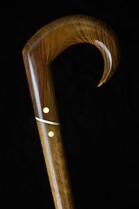 Standard International Canne en bois ajustable à prix STANDARD avec nœuds multiples Bâton de marche en bois solide pour les aînés - Product Image 2