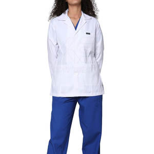 Bata de Laboratorio para Adultos, Diseño Personalizado, Marca Privada, 100% Algodón, para Uso Hospitalario, en Existencia - Product Image 1