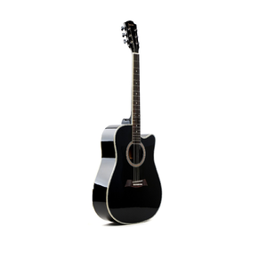 Guitare acoustique Jabez de 41 \ "Brilliant Sound, instrument de musique en bois de Singapour avec basse et violon, matériau latéral arrière - Product Image 6