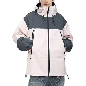 Chaqueta Softshell Estilo Vintage para Hombre, Impermeable, con Cuello Alto, Cortavientos, Mezcla de Mezclilla y Poliéster para Senderismo al Aire Libre y Deportes de Invierno 2026 - Product Image 4