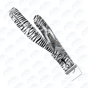 Cortauñas Profesional de Acero Inoxidable, Nuevo Diseño, Recubrimiento en Polvo Zebra, Herramienta para Recortar Puntas de Uñas Acrílicas para una Limpieza Profunda - Product Image 5