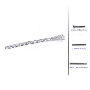 Plaques de fémur distales en acier inoxydable vétérinaire de 5,0 mm, lot de 10, L5 R5, instruments chirurgicaux orthopédiques pour la fixation osseuse animale - Product Image 1