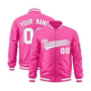 Chaquetas Varsity de moda para hombres y ropa de calle bordada con logotipo personalizado y chaqueta Varisty de secado rápido Unisex - Product Image 4