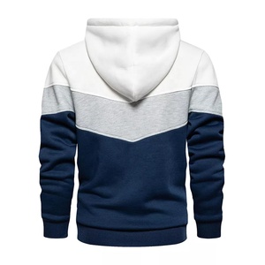 Sudadera con capucha para hombre, prenda deportiva masculina de alta calidad, con logotipo bordado, de Color sólido, nuevo diseño OEM 2023, 100% - Product Image 6