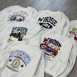 Camisetas de Manga Larga para Hombre, Corte Holgado, Unisex, Producción OEM/ODM, Suéter Estampado - Product Image 5