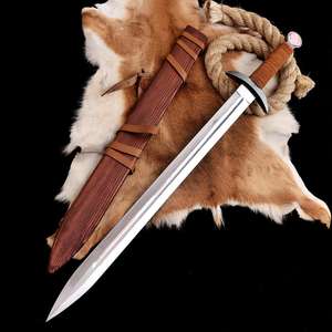 Nœuds de sabres cérémoniels avec design personnalisé à bas prix, nœuds de sabres professionnels couleur argent - Product Image 1