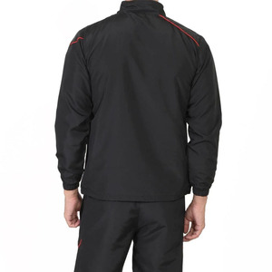 Ensemble deux pièces personnalisé respirant fermeture éclair coupe-vent survêtement 100% coton fermeture éclair pour l'hiver solide unisexe léger survêtement - Product Image 6