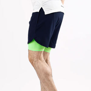 <b>Men's</b> High Street Style Lightweight Compression <b>Shorts</b> with Custom Logo Design Solid <b>Pattern</b> Digital Plain Dyed Techniques Sale! - Product Image 2