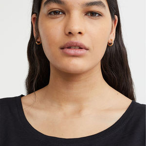 Camisetas con estampado de algodón 100% personalizado para mujer, camisetas suaves sueltas de estilo informal, transpirables, bordadas, baratas, a granel, diseño de moda liso - Product Image 3