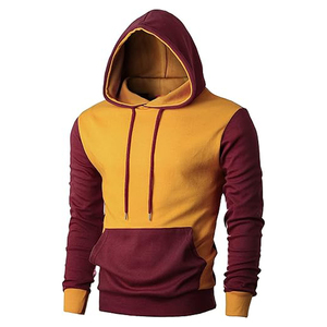 Sudadera con capucha para hombre, Sudadera con capucha de lana suave, Sudadera ligera de manga larga con capucha multicolor y bolsillos - Product Image 1