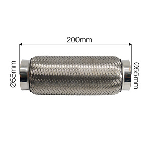 Tubo flessibile diametro interno 55mm lunghezza 20cm - Product Image 2
