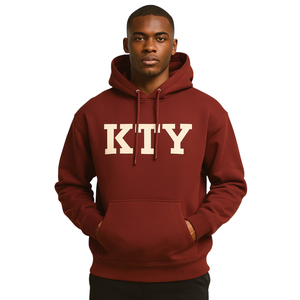 Sweat à capuche KAP marron en coton mélangé de qualité supérieure, vêtements de fraternité grecque, vêtements personnalisés Divine Nine HBCU, vêtements de vie grecque, streetwear - Product Image 1