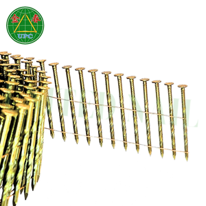 1-3/4 "x 0.092 Clous de Palette à Bobine 9000pcs Tête à Damier à Tige de Vis pour Pistolet à Clous à Gaz avec Prix d'Usine Offres Spéciales - Product Image 3