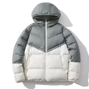 Fermeture éclair de haute qualité marque personnalisée hiver chaud matelassé 100% polyester doudoune veste matelassée noire pour hommes - Product Image 4