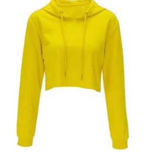 Jersey de manga larga suelto para mujer a precio de fábrica, poliéster, algodón, liso, corto, Otoño, verano, cuello alto, tela de punto con cremallera - Product Image 2