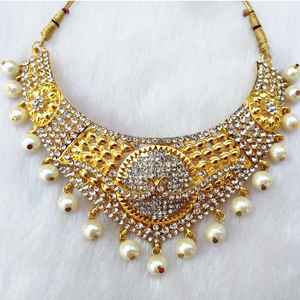 Conjunto de Collar, Aretes y Tocado de Novia de Lujo, Aleación, Cristal y Diamantes de Imitación, Diseño de Flores, Joyería Vintage para Bodas y Fiestas para Mujer - Product Image 2