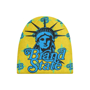 High Quality Winter Plain Beanie <b>Hats</b> Custom embroidered logo slouchy knitted 100%Acrylic Beanie Winter <b>Hats</b> for men women - Product Image 1