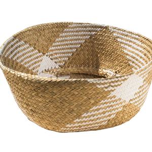 Cesta de hierba de Mar hecha a mano, almacenamiento de césped de mar hecho a mano, elegante para el hogar, uso de retención, bajo pedido mínimo - Product Image 1