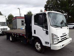 Prêt à l'emploi, Isuzu NPR 2015 d'occasion, plateau plat de 12 pieds, 3 places, diesel, conduite à gauche/droite, faible kilométrage - Product Image 3