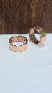 Trendy Fashion <b>Jewellery</b> Ring <b>Magnetic</b> Polished Pure Copper Thumb Ring Unisex Antique Imitation High Quality Copper Therapy - Product Image 3