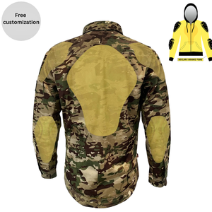 Chemise de moto blindée camouflage avec protections CE, résistante à l'abrasion, chemise de protection pour moto, chemise camouflage renforcée - Product Image 3