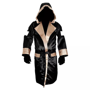 Batas de boxeo 2025 Fighting Body Building Venta superior Material fresco Diseña tu propio vestido de boxeo de Venta caliente - Product Image 6