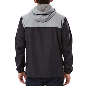 2022 cortavientos fino personalizable para hombre, chaqueta acolchada de talla grande, capucha con cremallera, ropa deportiva con letras rellenas con malla - Product Image 6