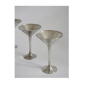 Hermosas Copas de Acero Inoxidable para Servir Postres y Helados, Diseño Moderno, Mini Vasos Redondos con Base - Product Image 1