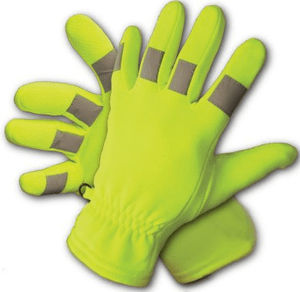 Guantes DE TRABAJO Hi Vis diseñados para el mantenimiento al aire libre y el trabajo Guantes DE TRABAJO Hi Vis hechos con reflectantes de alta visibilidad - Product Image 1
