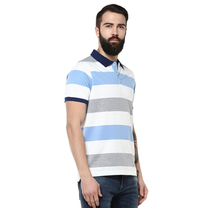Chemise pour homme à manches courtes, coupe ajustée, rayée, de qualité supérieure, anti-rides, prix de gros, exportation - Product Image 4