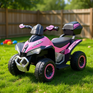 ESPIDKO Motocicleta Eléctrica Rosa de 8.4V 4.5 Ah con Batería de Litio, Quad de 79cm, Juguetes y Accesorios para Niños 42899 - Product Image 3