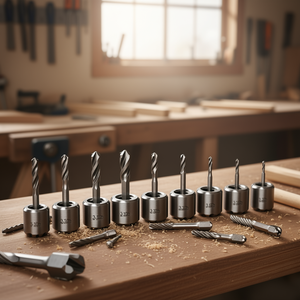 8-Piece Wood Drill Bit Set 3-10mm CV Hardened Steel Bits - Product Image 3
