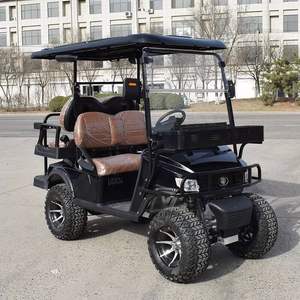 Quality Compliant 4-Seater <b>Golf</b> <b>Cart</b> 105Ah Lithium <b>Battery</b> New Design White Electric Urban Commute Street Legal for Resort Use - Product Image 1