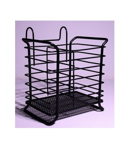 Porte-couverts exclusif en métal poli doré de qualité porte-couverts au design attrayant pour le rangement des couverts de cuisine - Product Image 2