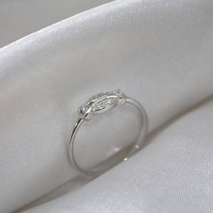 925 Sterling Silver <b>Fine</b> <b>Ring</b> with Cubic Zirconia Super Lightweight for Anniversary - Product Image 5