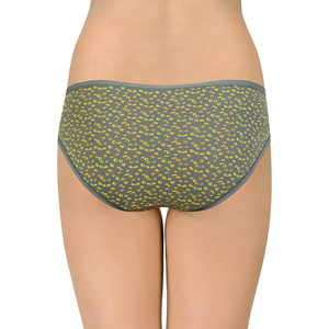 Cotton Spandex Breathable Knitted Mid-Rise Eco-Friendly Premium Quality Seamless Custom Printed Underwear for Women BD - Product Image 2