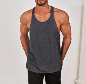 Personnalisé Hommes Coton Spandex Tricoté Imprimé Respirant Séchage Rapide Stringer Débardeurs Sans Manches Gym Muscle Chemises D'entraînement - Product Image 2