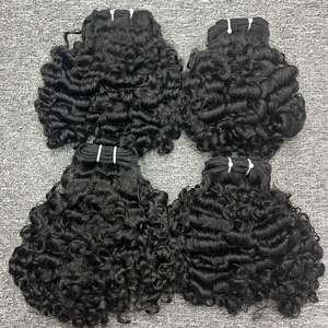 ผมหยิกพม่าผมคน100% จากชาวอินเดียผมดิบผู้บริจาค - Product Image 1