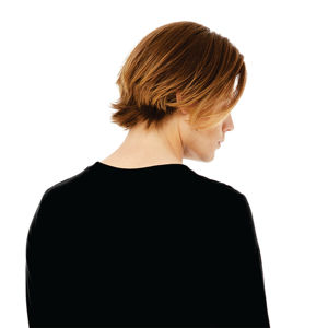 Confort classique: 52% Airlume Coton peigné 48% Poly T-shirt CVC chiné à manches longues-Mélange noir élégant, douceur ultime - Product Image 6