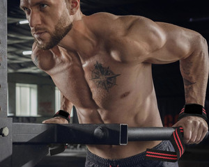 สายรัดข้อมือยกน้ำหนักแบบกำหนดเองสำหรับเดดลิฟท์ เพาะกาย และการฝึกความแข็งแรง - Product Image 1